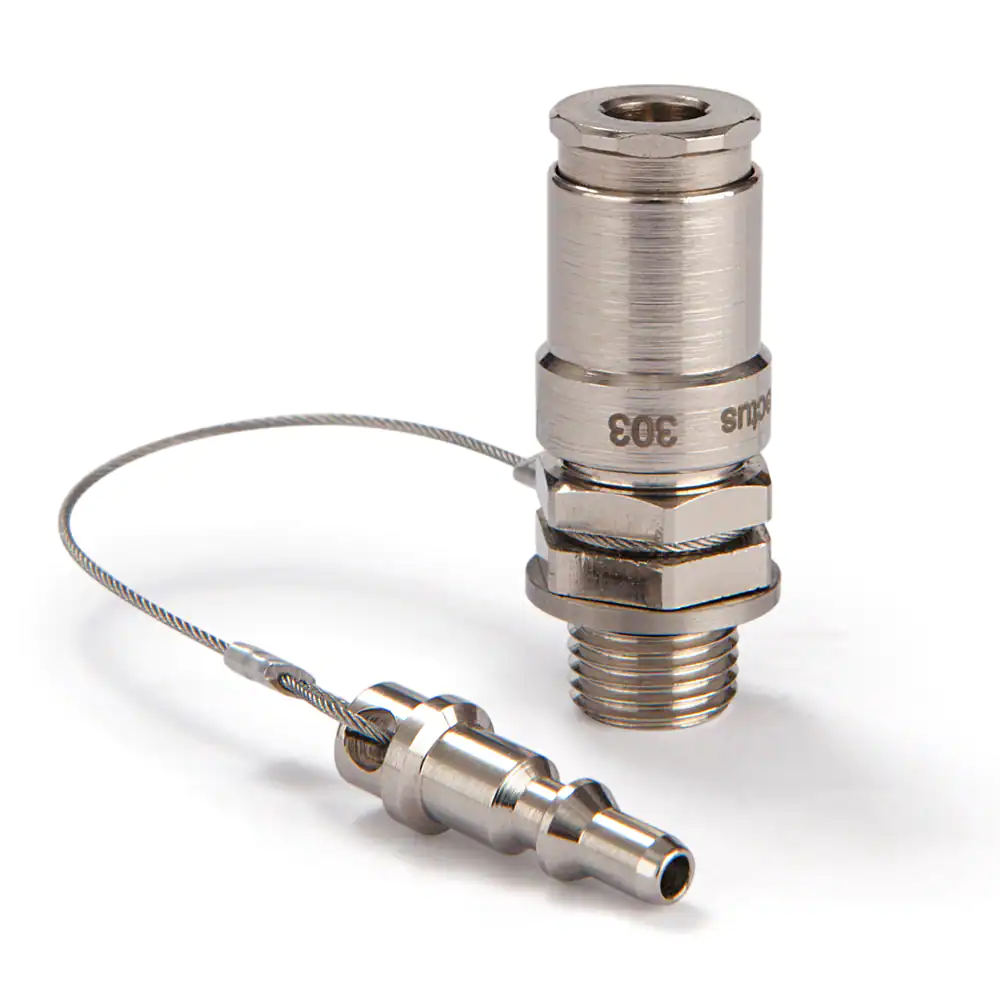 派克303系列快換接頭，符合ISO 6150 C 外形設計，用于鐵路應用