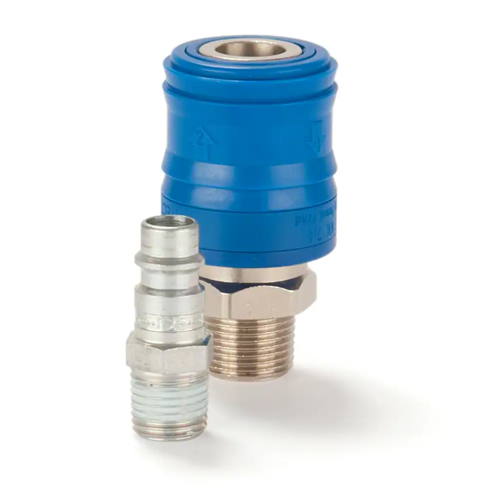 Parker優質的安全型快換接頭帶自排氣功能，26系列