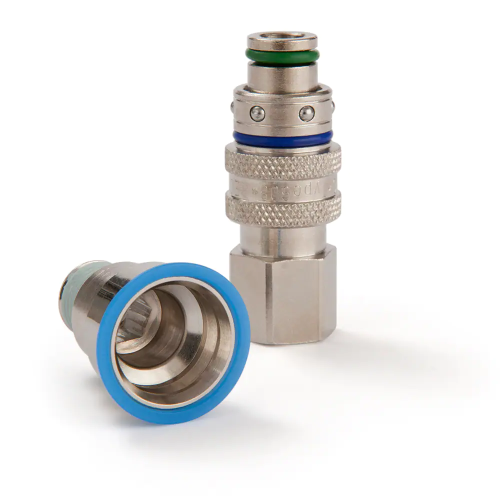 派克608/612系列快換接頭，符合法國標準結構