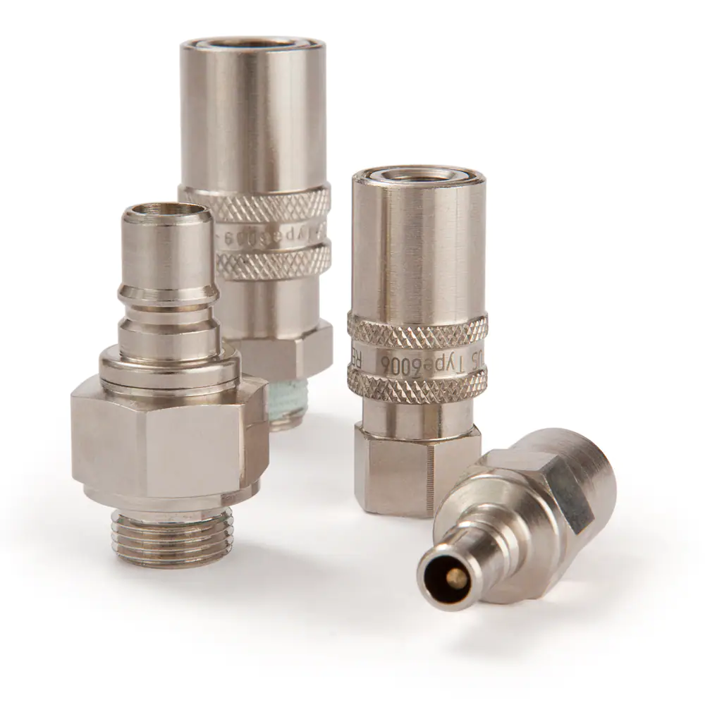 派克6006/6009/6012/6016系列快換接頭，符合法國Frenchmatic I標準結構